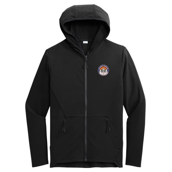 Elizabeth Pinkerton Circuit Hooded Full Zip Thumbnail