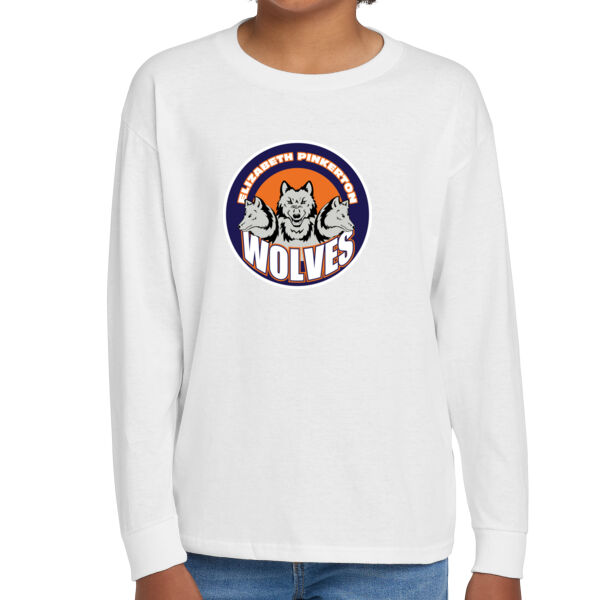 Elizabeth Pinkerton Youth Heavy Cotton 100% Cotton Long Sleeve T Shirt Thumbnail